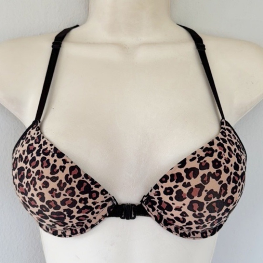 Leopard Print Women's Bra